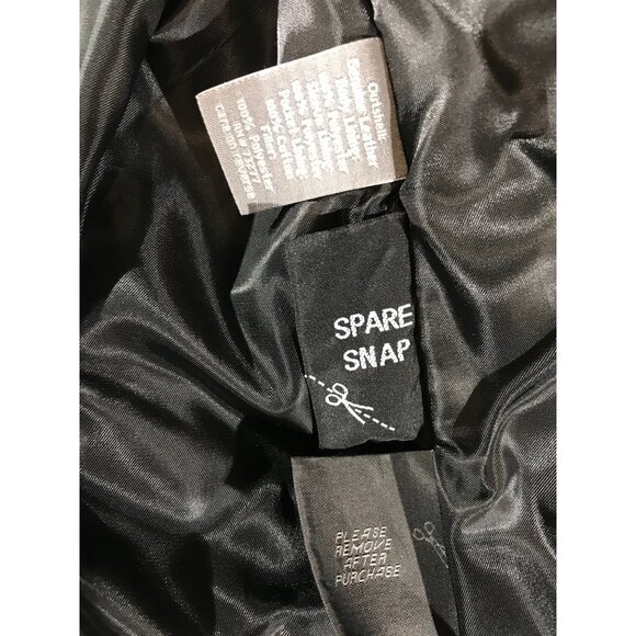 Croft & Barrow Men's Black Leather Bomber Aviator Jacket - Picture 6 of 10